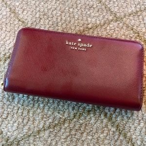 Kate Spade Burgundy Wallet